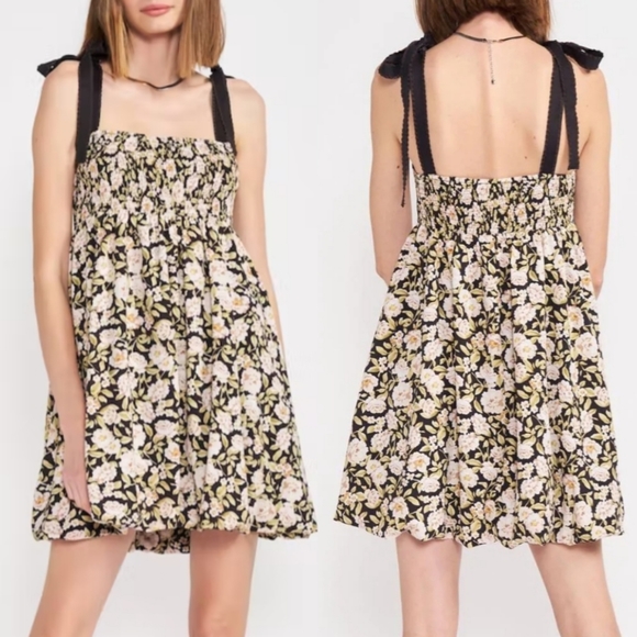 ANTHROPOLOGIE Shoulder Tie Dress - Picture 2 of 8